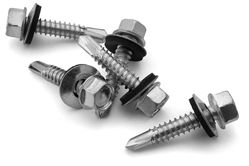 photo of a group of self drilling screws